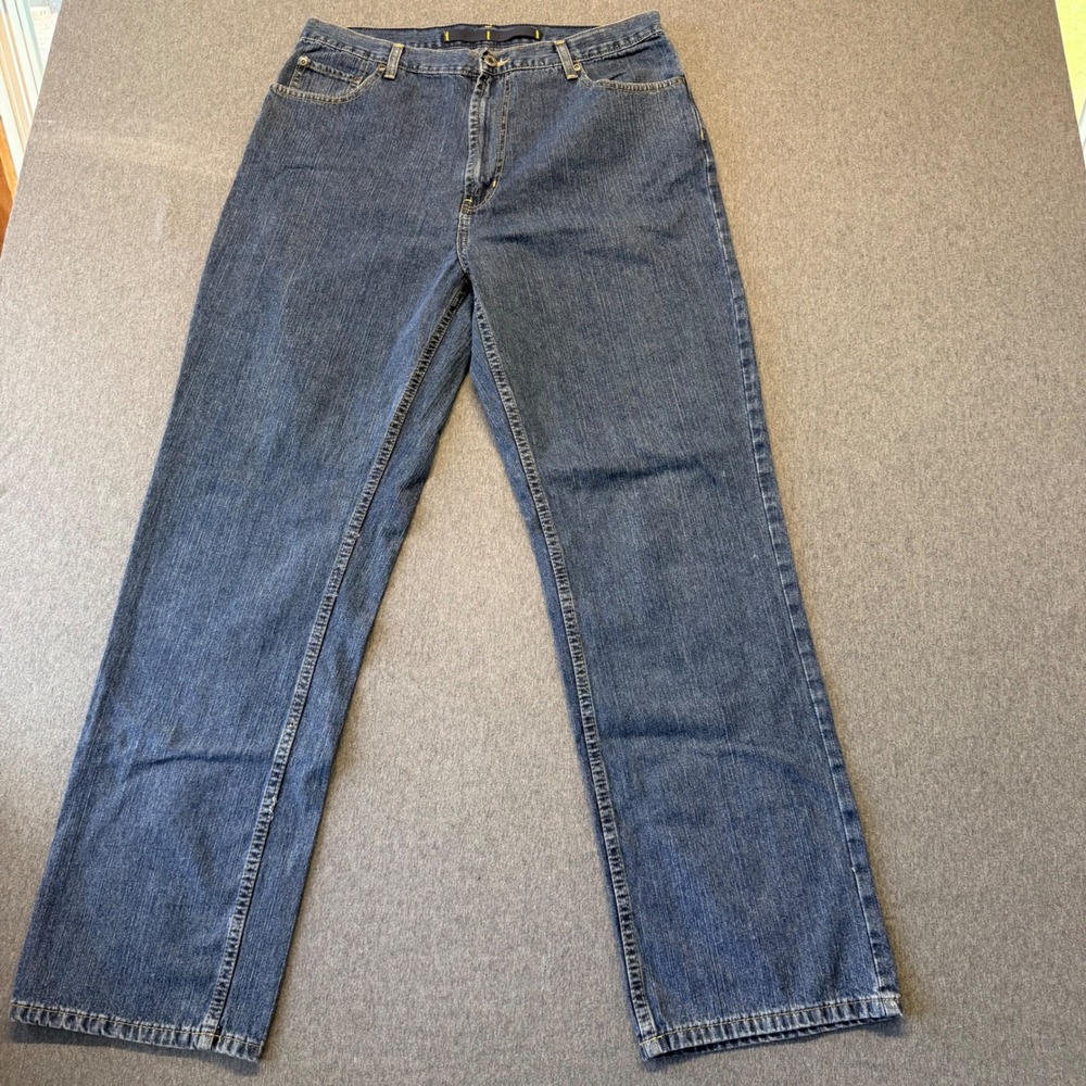 Nautica NS83 J-Class Relaxed Fit Jeans Mens 34x32 Medium Wash Blue Denim
